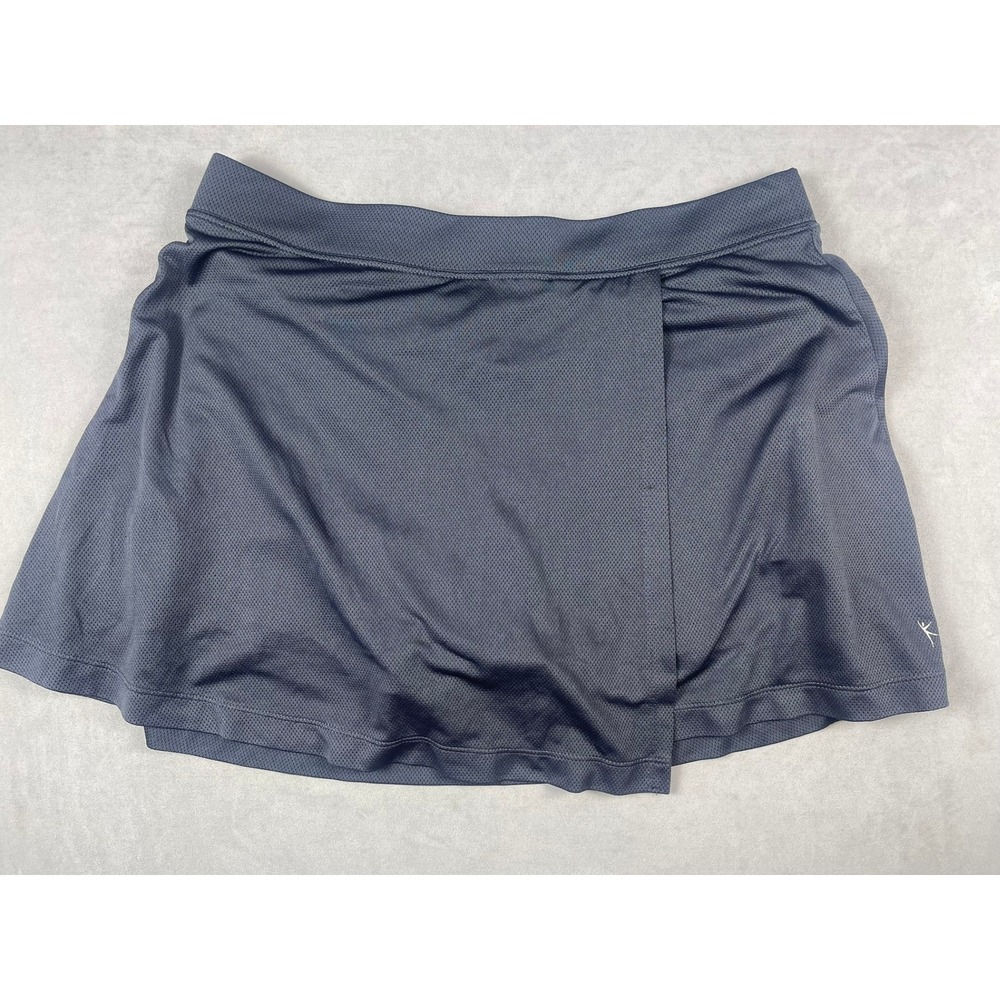 Danskin Now Womens Dri-More Athletic Skort‎ Greystone Dark Gray Size M 8-10